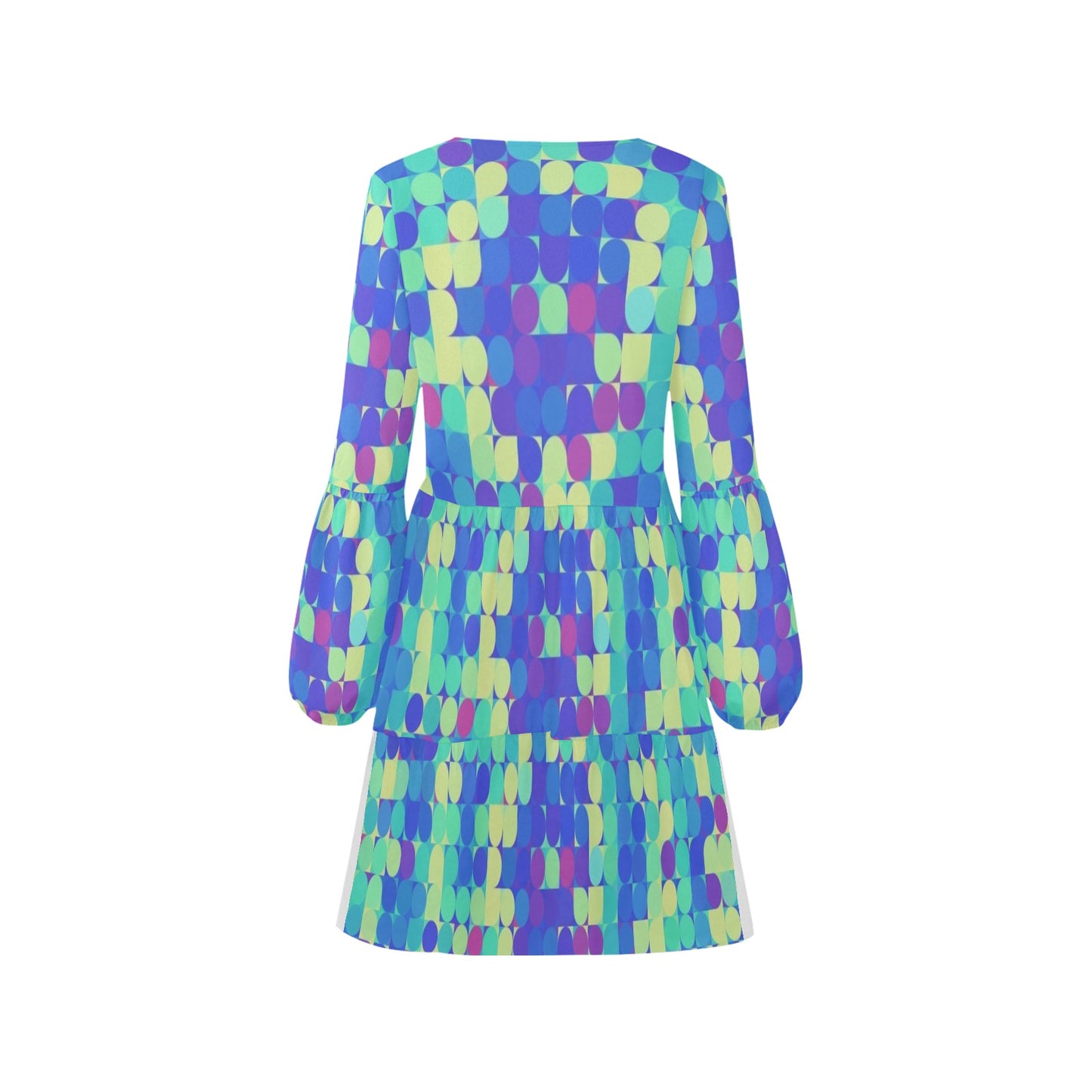 Bamboo Forest in Neon Polka Dots