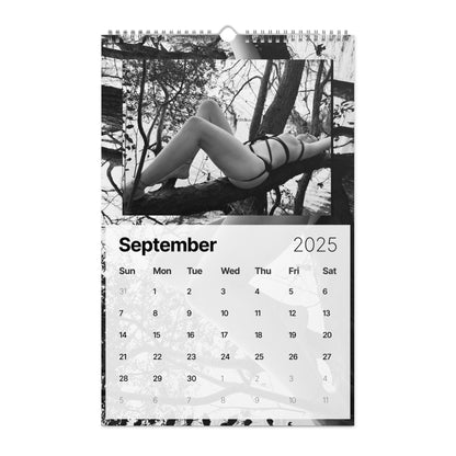 Monochrome Suzy Wylde’s Shibari Wall Calendar (2025)